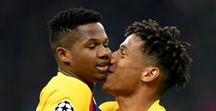 Recordbreker Fati verrast na winnende treffer voor Barça: 'Wat heb ik nu gedaan?'
