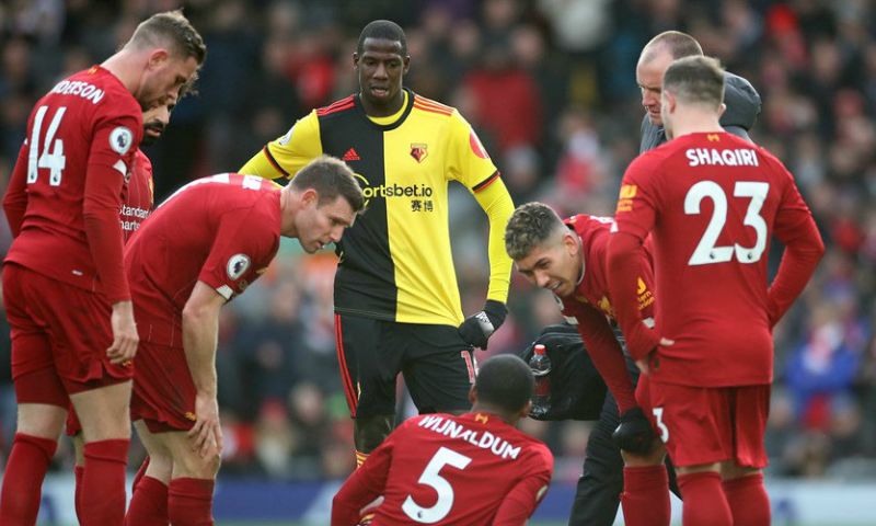 Liverpool worstelt tegen Kabasele, Origi met de assist Afbeelding: Liverpool worstelt tegen Kabasele, Origi met de assist