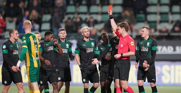 Groningen-back Zeefuik: 'Arbiter Kooij deed niets tegen oerwoudgeluiden fans ADO'