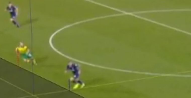 Bizar: VAR in Engeland slaat voor derde keer toe bij nipt buitenspel Pukki
