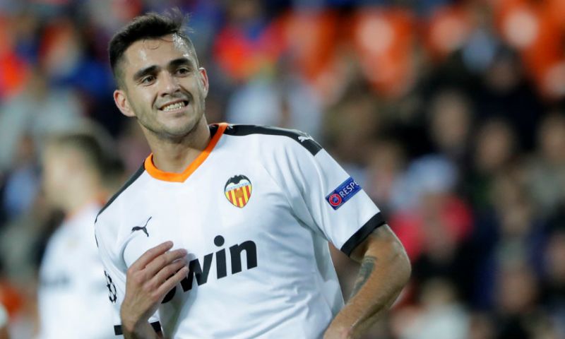 Gómez matchwinner voor Valencia, Cillessen hele wedstrijd op de bank Afbeelding: Gómez matchwinner voor Valencia, Cillessen hele wedstrijd op de bank