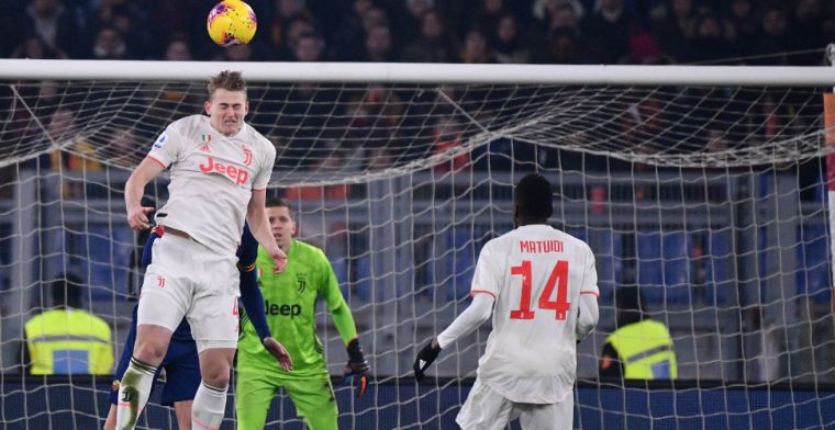 Juventus wint topper tegen AS Roma, De Ligt krijgt kans na blessure Demiral