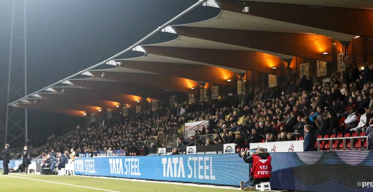 Telstar neemt afscheid van tijdelijke tribune: 'Het is helaas niet gelukt'