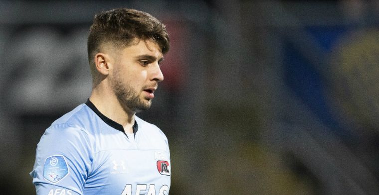 Schorsing Bizot zorgt voor debuut bij AZ: 'Benieuwd hoe het gaat in Eredivisie'