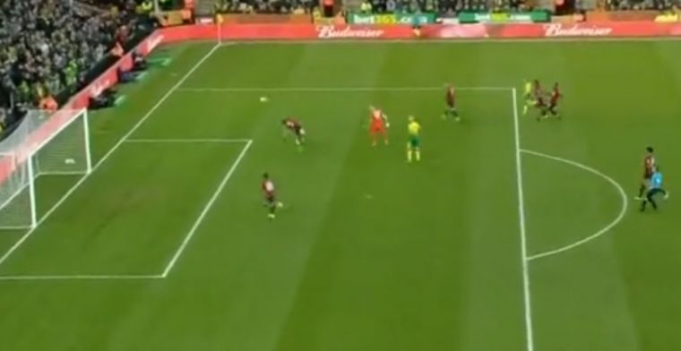Wereldredding: Bournemouth-verdediger Cook krijgt rood na spectaculaire save