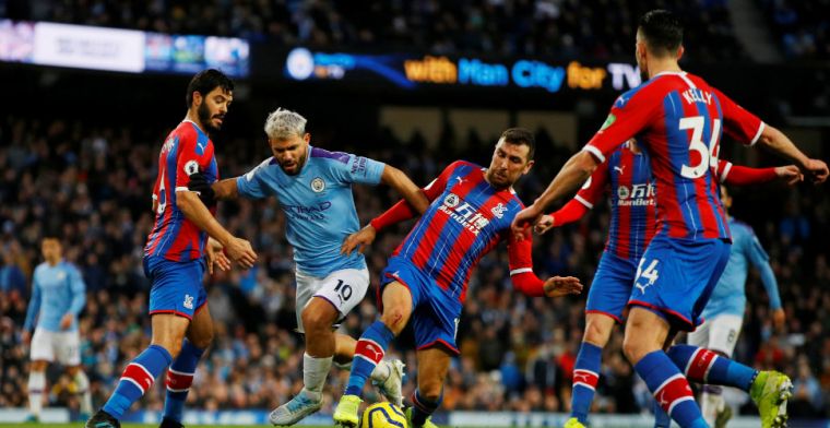 City morst punten in titelstrijd na spectaculaire slotfase tegen Crystal Palace