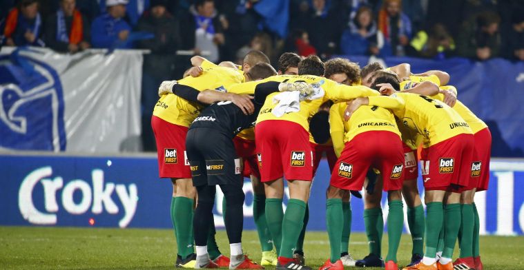 OPSTELLING: Match onder hoogspanning tussen Oostende en Waasland-Beveren