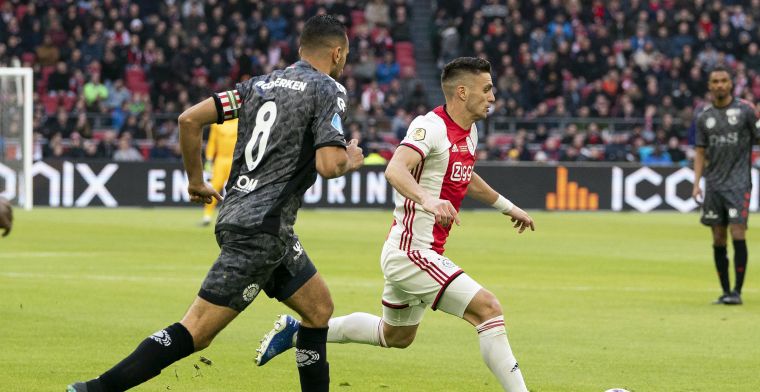 Auassar pissig na Ajax-Sparta: 'Ik zei tegen hem: doe je je huiswerk wel, of niet?
