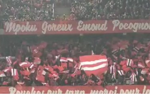 Standard-fans verwerken moeilijke wintermercato met mooi afscheid van clubspelers
