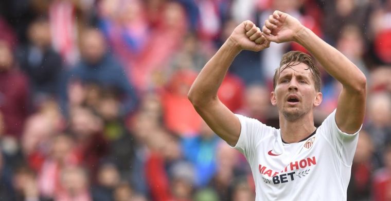 Sevilla dankt Luuk de Jong en is voorlopig eerste achtervolger van Barça en Real