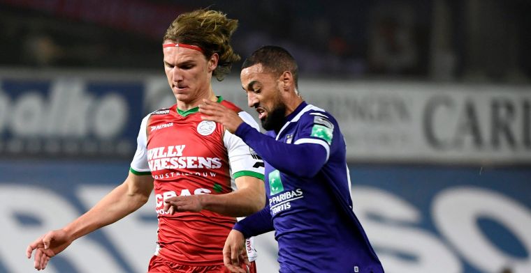 'Zulte Waregem moet Pletinckx lange tijd missen vanwege scheurtje in de hamstring'