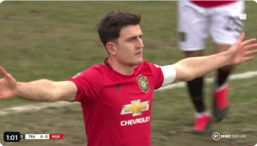 Echt waar: Maguire maakt absolute wereldgoal voor Manchester United