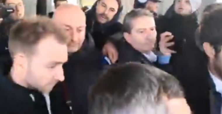 Eriksen arriveert in Milaan: menigte fans en journalisten wacht middenvelder op