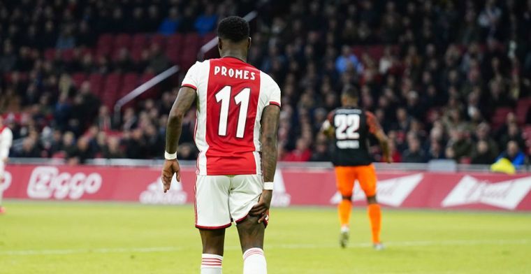 Ajax komt met blessurenieuws: Promes 'komende weken niet inzetbaar'