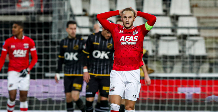 Gigantische domper voor matig AZ: 'We wilden voor bekerwinst gaan, dit is klote'