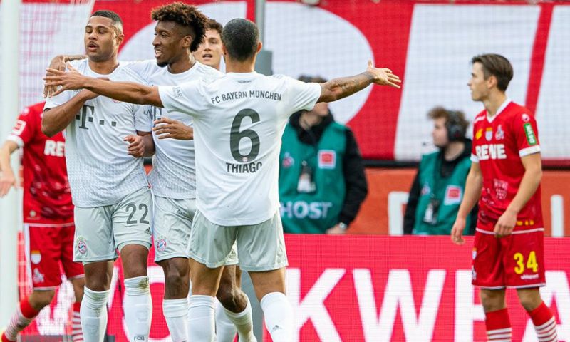 Bayern overtreft storm Dennis en walst in klein kwartier over Köln heen Afbeelding: Bayern overtreft storm Dennis en walst in klein kwartier over Köln heen