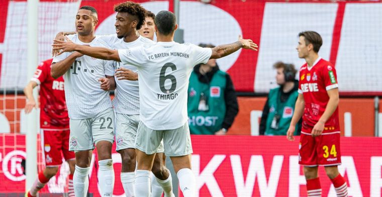 Bayern overtreft storm Dennis en walst in klein kwartier over Köln heen