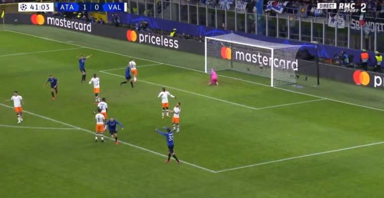 Atalanta ontketend na goal Hateboer: schitterende 2-0 van Ilicic, in de kruising