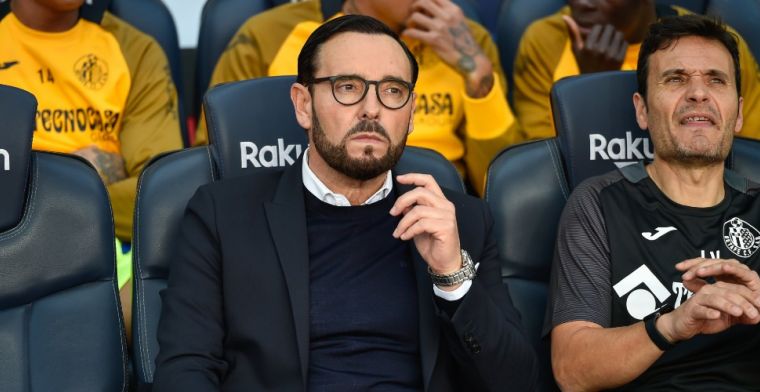 Getafe-coach Bordalás niet bang voor Ajax: 'Spelen tegen clubs als Real en Barça'