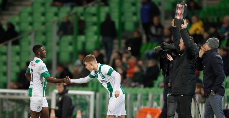 FC Groningen-debutant tevreden: 'Maak mijn debuut terwijl ik pas zeventien ben'