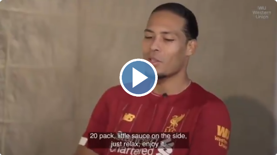 'McVirgil' Van Dijk mijmert over kipnuggets: Those were the times