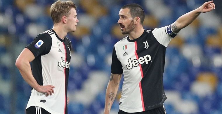 Bonucci prijst De Ligt de hemel in: 'Volop tijd om één van de besten te worden'