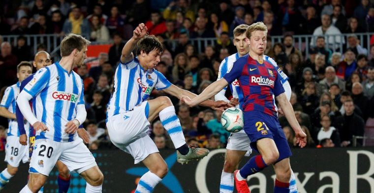 De Jong 'rebelleert' bij Barça: 'Maar overduidelijk dat hij niet op zijn gemak is'