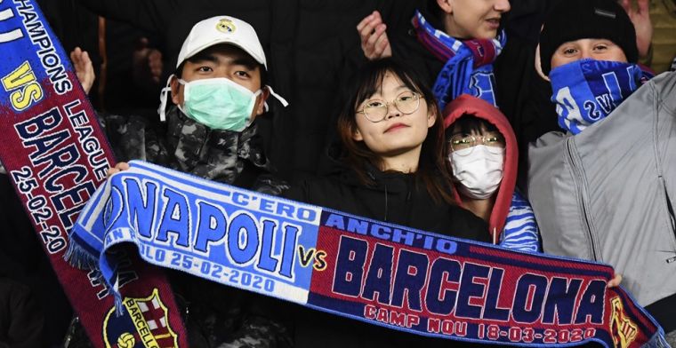 Update: niet alleen PSG-Dortmund, ook Barcelona-Napoli zonder publiek gespeeld