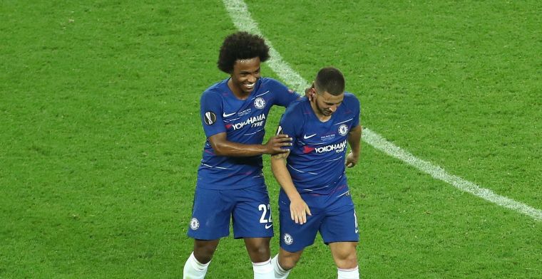 Willian bewierookt ex-ploegmaat Hazard: Hij was de beste