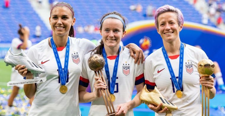 Nederlaag voor Rapinoe en co: rechter wijst claim Amerikaanse vrouwen af