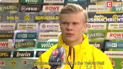 'Robot' Haaland gaat viral: Dortmund-spits geeft vaker merkwaardige interviews