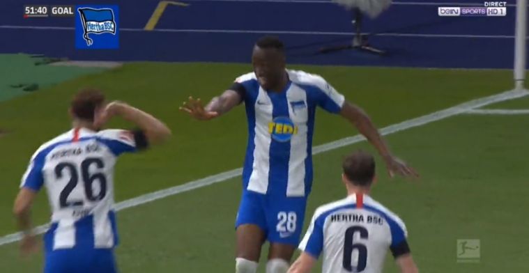 Hertha-spelers hebben lesje geleerd en proberen nu wél afstand te houden na goals