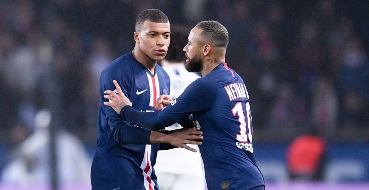 'Koude oorlog bij PSG: weigerende Neymar lijnrecht tegenover Mbappé