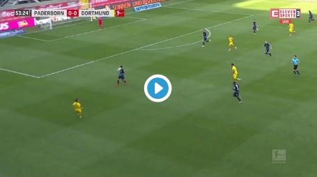GOAL! Hazard zet Borussia Dortmund op rozen tegen Paderborn