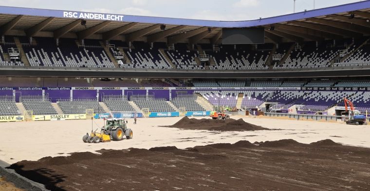 Werf in Anderlecht: 'Werken aan Lotto Park zijn begonnen'