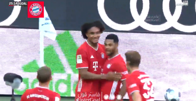 Zirkzee laat zich zien en maakt openingsgoal voor Bayern München