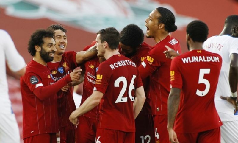 Wijnaldum herpakt zich na matige derby, Van Dijk 'had ook een sigaar kunnen roken' Afbeelding: Wijnaldum herpakt zich na matige derby, Van Dijk 'had ook een sigaar kunnen roken'