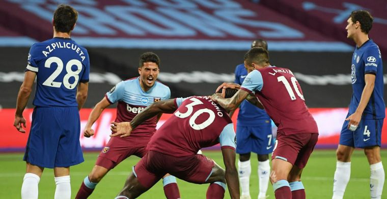 Slecht nieuws voor Ziyech: West Ham verrast Chelsea en leidt spannende climax in
