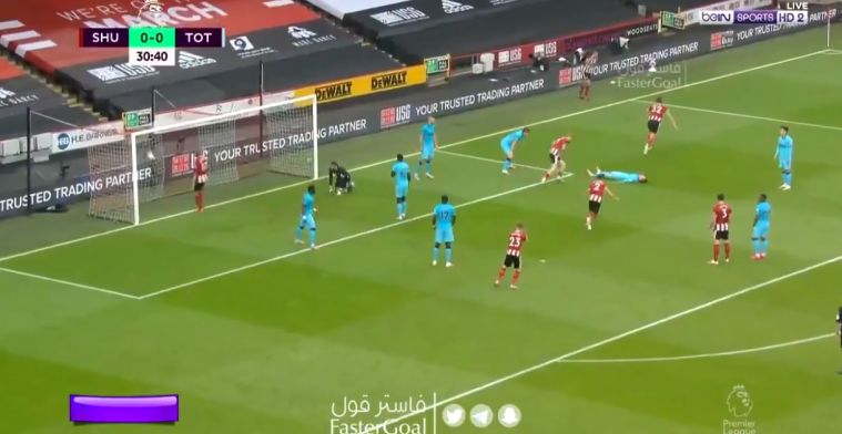 GOAL! Berge (ex-Genk) schiet Sheffield op voorsprong tegen Tottenham