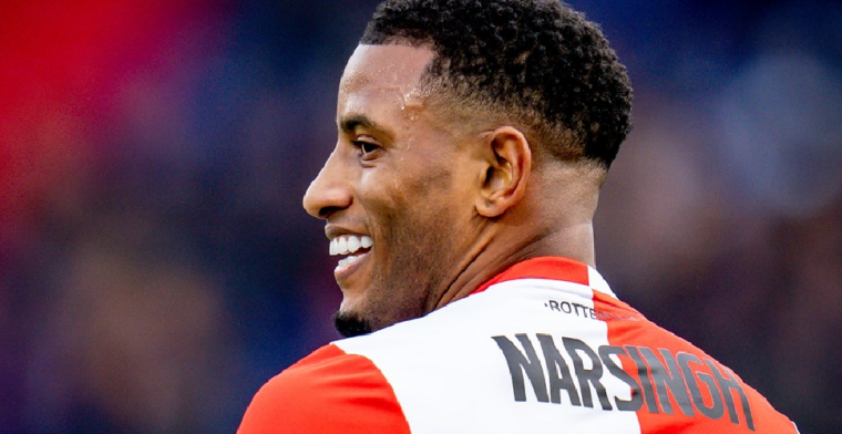 Narsingh 'zet de knop om' bij Feyenoord: Ik wil geen excuses hebben