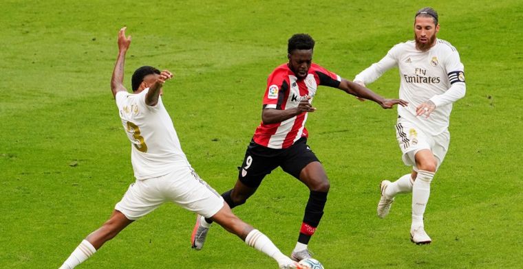 Courtois en Real op weg naar titel na nieuwe zege, Ramos opnieuw de redder