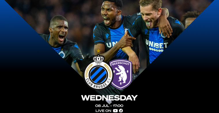 LIVE: Bekijk hier Club Brugge-Beerschot; elf nieuwe namen in 2e helft