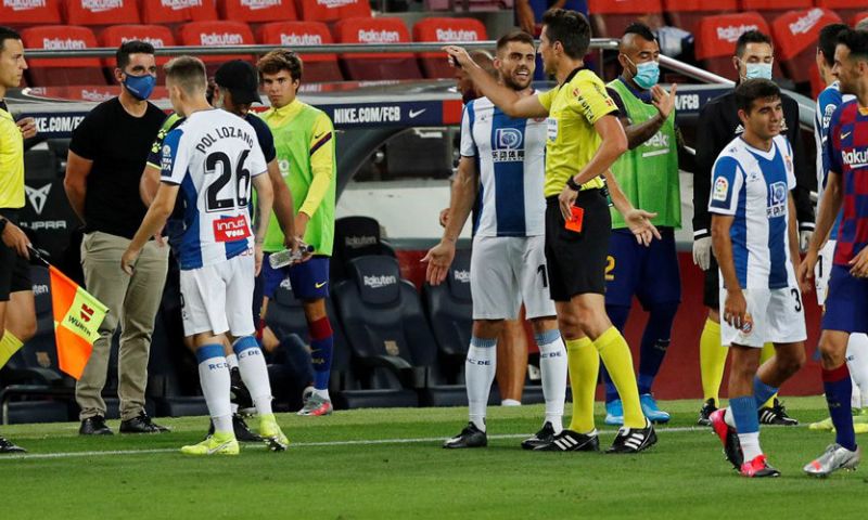 5 bizarre minuten in Derbi Barcelonès: Espanyol degradeert uitgerekend in Camp Nou Afbeelding: 5 bizarre minuten in Derbi Barcelonès: Espanyol degradeert uitgerekend in Camp Nou