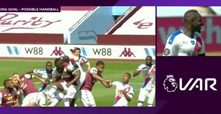 VAR houdt Engeland in de greep: goal via schouder wordt afgekeurd wegens 'hands'