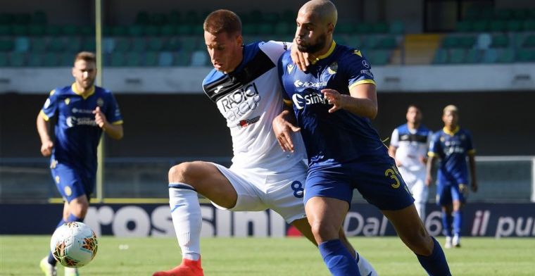 Geen Scudetto voor Castagne, Atalanta speelt gelijk bij Hellas Verona