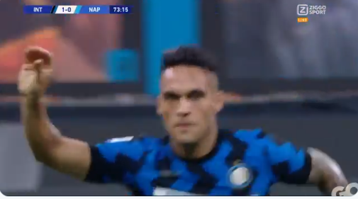 Martínez maakt heerlijke goal voor Internazionale en haalt z'n gram