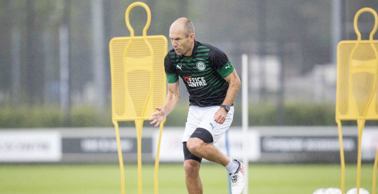 Buijs blijft rekenen op afwezige Robben: 'De rest komt er vanzelf wel bij'
