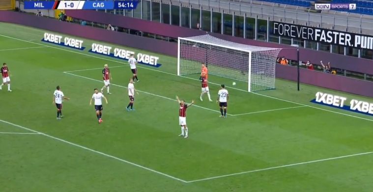 Fenomeen: Ibrahimovic neemt revanche na misser en schiet snoeihard in de kruising