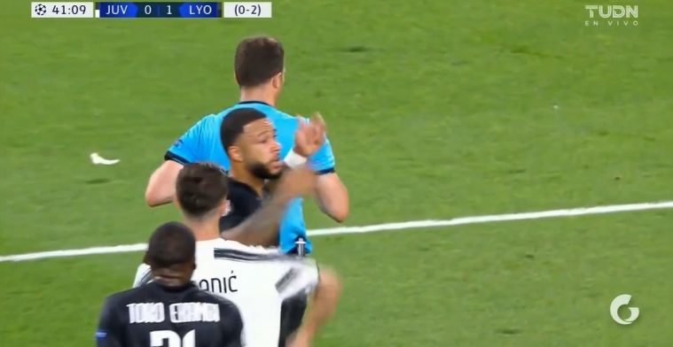 Juve pakt laatste strohalm: 'hands' van stomverbaasde Memphis, penalty Ronaldo