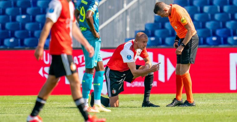 Feyenoord bevestigt slecht nieuws: pechvogel Van Beek 'langere tijd' absent